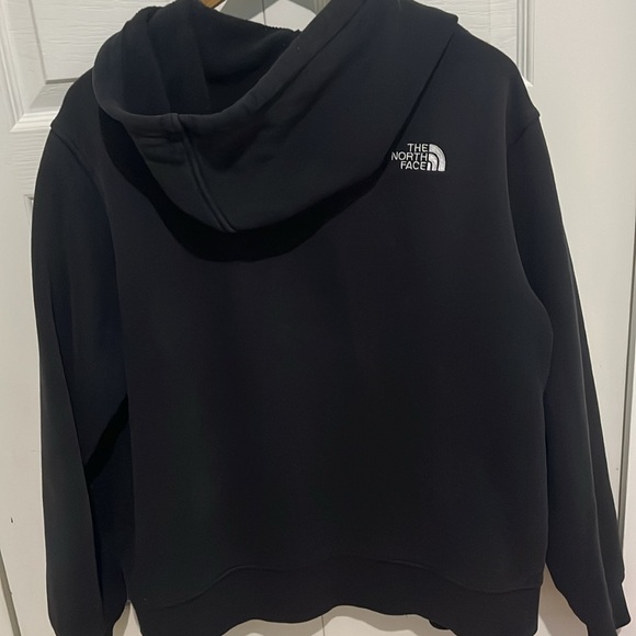 Black North Face zip up hoodie. Size M - Picture 3 of 3